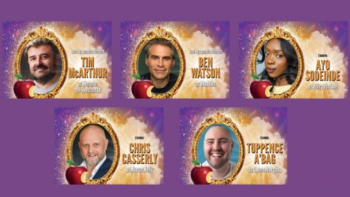 HASTINGS FAVOURITES JOIN STAR-STUDDED SNOW WHITE PANTOMIME CAST
